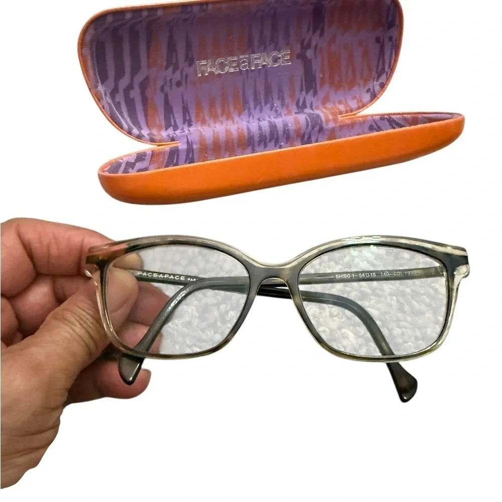 The Face a Face Shiso eyeglasses with original case in great condition handmade